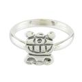 Uayeb,'Mayan Sterling Silver Uayeb Calendar Glyph Unisex Ring'