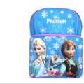 Disney Accessories | Frozen Girl's Elsa Anna Olaf Large 17" Backpack | Color: Blue | Size: Osg