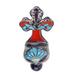 Bungalow Rose Talavera Holy Wall Cross Garden Art Ceramic | 10 H x 6 W x 4 D in | Wayfair E0615053607C42C4A2E4E95062F375FC