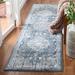 Blue/Navy 96 x 0.35 in Indoor Area Rug - Martha Stewart Rugs Oriental Navy/Ivory Area Rug | 96 W x 0.35 D in | Wayfair MSR858N-8