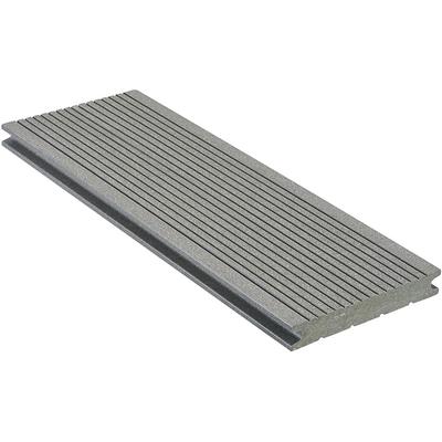 NATURinFORM WPC-Terrassendiele 21x139mm DIE KOMPAKTE grau, 4000 mm, Hohlkammer