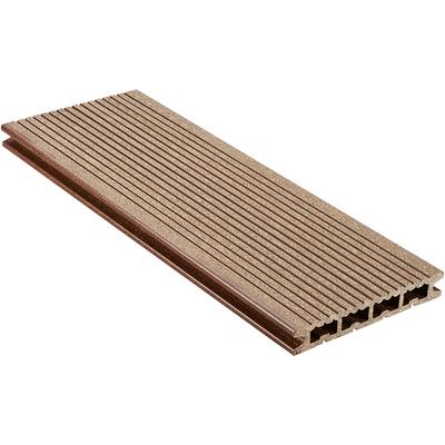 NATURinFORM WPC-Terrassendiele 21x139 mm DIE KOMPAKTE braun, 4000 mm, Hohlkammer