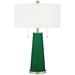 Color Plus Peggy 29 3/4" Greens Color Glass Table Lamp