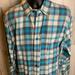 American Eagle Outfitters Shirts | American Eagle Outfitters Flannel Flannel Shirt | Color: Blue/White | Size: M