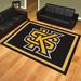 Blue 96 x 1.5 in Area Rug - FANMATS NCAA Synthetic Black/Area Rug Nylon | 96 W x 1.5 D in | Wayfair 18666