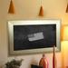 Rayne Mirrors Brushed Wall Mounted Chalkboard Manufactured Wood in Black/Brown | 79 H x 37 W x 2 D in | Wayfair B04/30.5-72.5