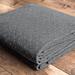 Gray 24 W in Rug Pad - Symple Stuff Bloomingdale Dual Surface Non-Slip Cushioning Rug Pad (0.33") Polyester/Pvc | Wayfair