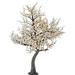 Illuminated Trees 10 Foot Peach Blossom Tree Peach Blossom Warm Led Lights in White | 120 H x 84 W x 84 D in | Wayfair NBL-WPB-300 WW