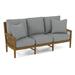 Braxton Culler Pine Isle 76" Square Arm Sofa w/ Reversible Cushions Cotton/Polyester/Other Performance Fabrics | 34 H x 76 W x 34 D in | Wayfair