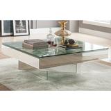 Andrew Home Studio Aradia Coffee Table in Gray | 15 H x 40 W x 40 D in | Wayfair GFA80NV270CT-R3D5