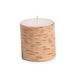 Zodax 4 Piece Birchwood Scented Pillar Candle Set Beeswax in Brown | 4 H x 4 W x 4 D in | Wayfair VT-1174
