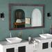 Trent Austin Design® Harrogate Bathroom/Vanity Mirror Wood in White/Black | 50 H x 36 W x 0.75 D in | Wayfair 33EB858C109D4F88B9DCCB2548327DEC