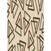 Brown/Green 96 x 60 x 0.35 in Indoor Area Rug - Corrigan Studio® Trisler Geometric Brown/Beige/Green Area Rug Polyester/Wool | Wayfair