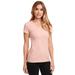 Next Level N1540 Women's Ideal V T-Shirt in Desert Pink size Medium | Ringspun Cotton NL1540, 1540