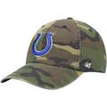 Men's '47 Camo Indianapolis Colts Woodland Clean Up Adjustable Hat