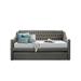 Homelegance Tulney Twin Daybed w/ Trundle Upholstered/Polyester in Brown/Gray | 41.5 H x 44.5 W x 84 D in | Wayfair 4966DG-Master