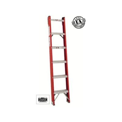 Louisville Ladder 8ft Fiberglass Classic Shelf L 4...
