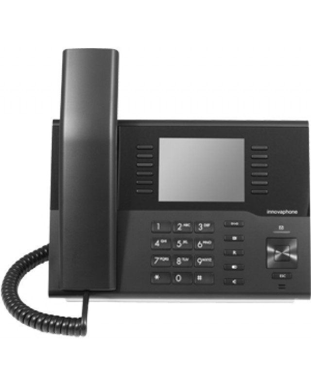 Innovaphone IP222 VoIP-Telefon Schwarz SIP v2 H.323 v5 mehrere Leitungen Image