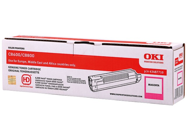 Laser/Kopierer OKI 43487710 OKI C8600 TONER MAGENTA