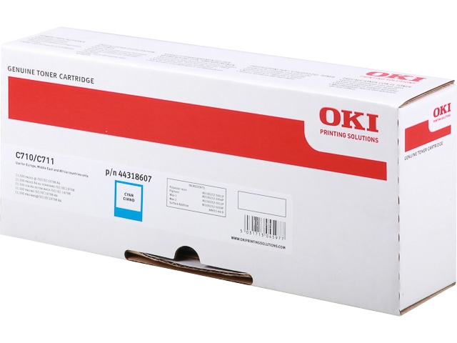 Laser/Kopierer OKI 44318607 OKI C710 TONER CYAN Image