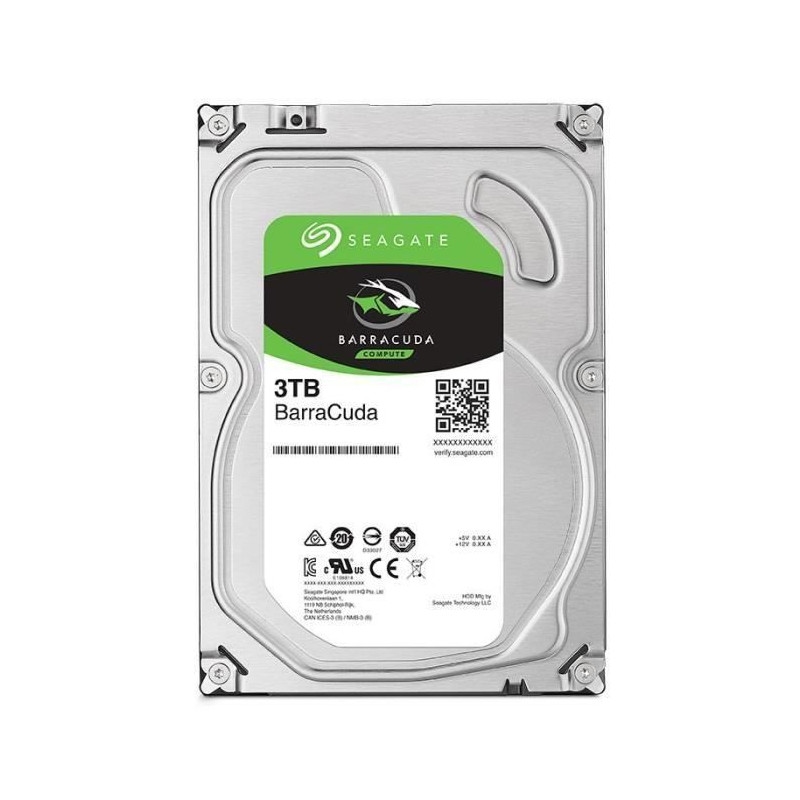 Seagate Barracuda 3TB Serial ATA III Interne Festplatte ST3000DM007 Image