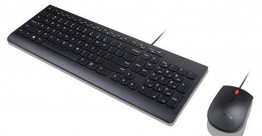 Lenovo Lenovo Essential Wired Combo - Tastatur- USB Tastatur, Maus-Set Deutsch, QWERTZ, Windows® Sc Image