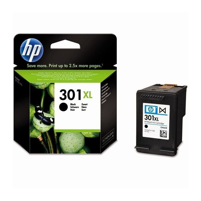 hp Inkjetpatrone Nr. 301XL schwarz Image