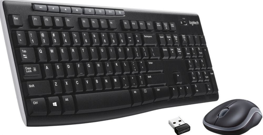 Logitech Wireless Combo MK270 Tastatur-und-Maus-Set drahtlos Image
