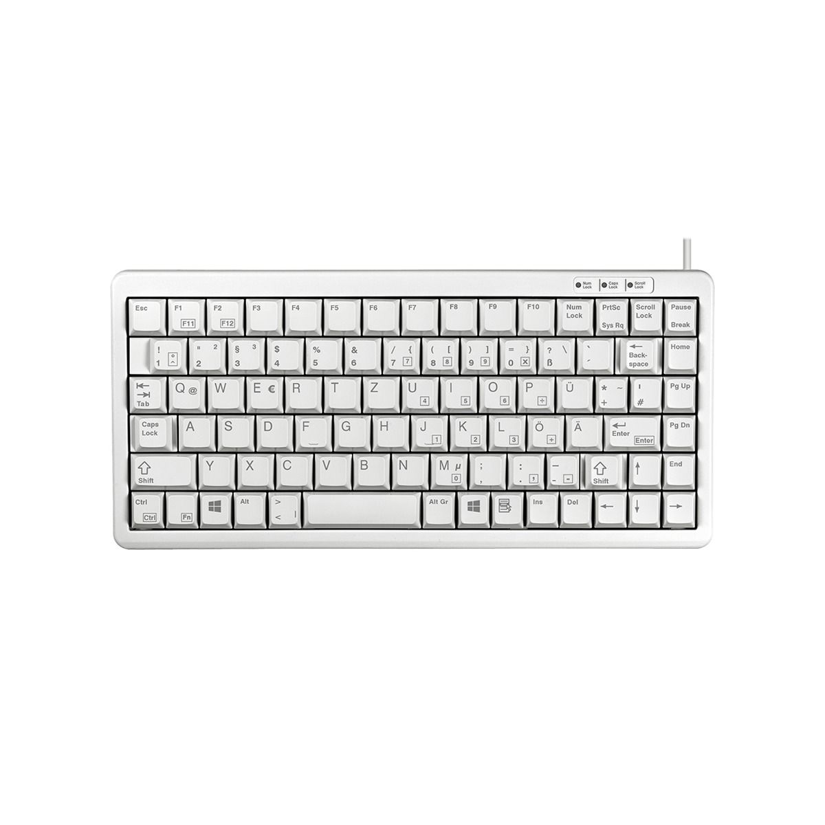 CHERRY Tastatur G84-4100 Standard USB hellgrau Image