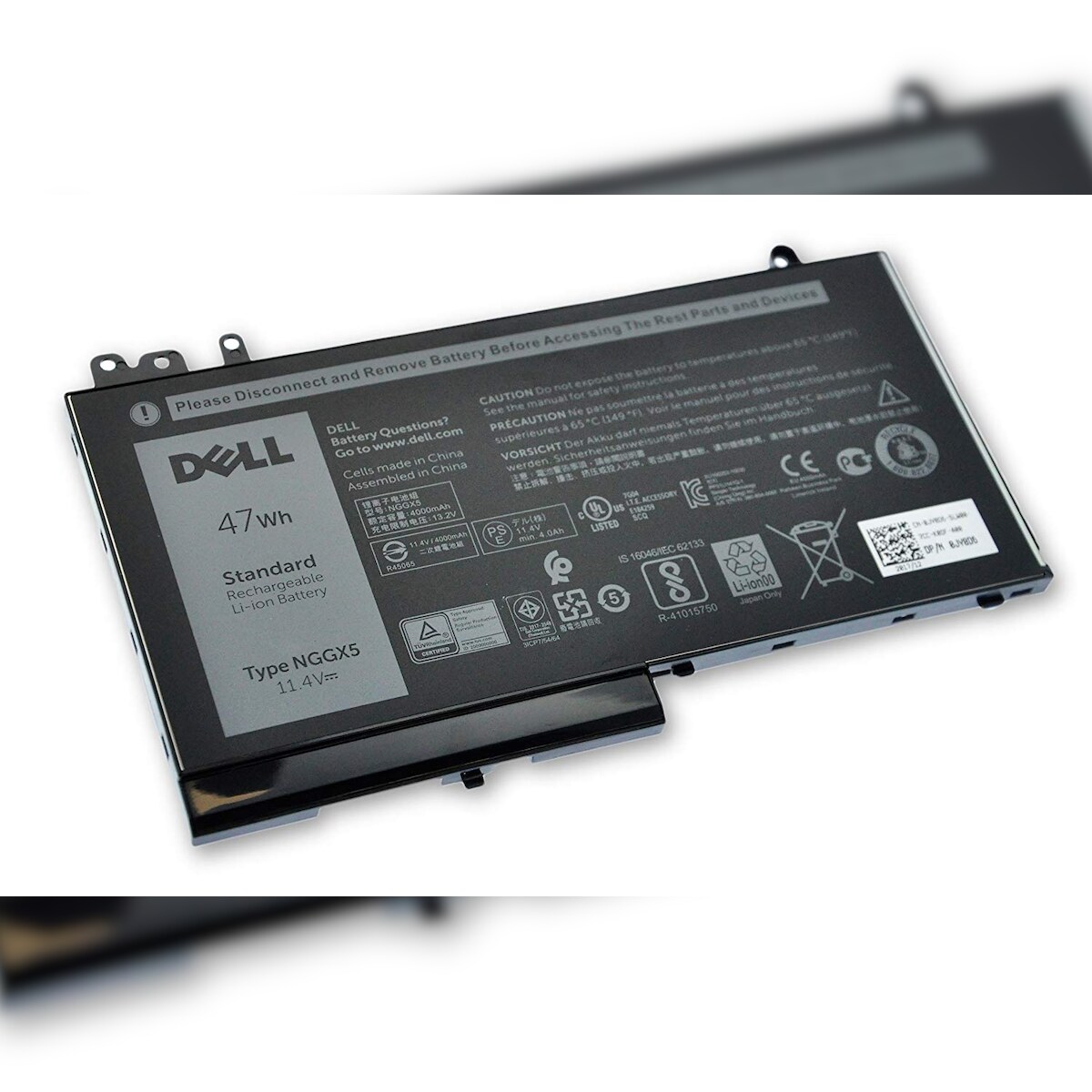 Dell Laptop-Batterie 1 x Lithium-Ionen 3 Zellen 47 Wh für Latitude E5270