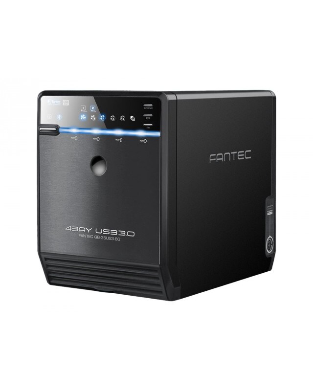 FANTEC QB-35US3-6G Festplatten-Array 4 Schächte SATA-600 SATA 3Gb/s USB 3.0 extern Image