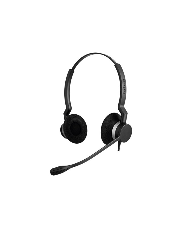 Jabra Biz 2300 Duo USB-C MS Headset Stereo USB verkabelt Schwarz