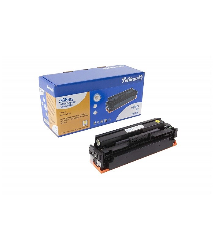 Pelikan Hohe Ergiebigkeit Gelb Tonerpatrone Alternative zu: HP 410X CF412X für Color LaserJet Pro M452 MFP M377 M477 Image