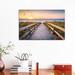East Urban Home Sunset at the Dune Beach by Jan Becke - Wrapped Canvas Photograph Print Canvas in Blue/Yellow | 18 H x 26 W in | Wayfair
