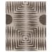White 36 x 1 in Area Rug - Tufenkian Geometric Hand-Knotted Brown/Gray/Neutral Area Rug Wool | 36 W x 1 D in | Wayfair AAT.13/479.0305