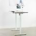 Vivo Electric Single Motor Desk Frame (Top Not Included) Metal in White | 36.8 W x 23.5 D in | Wayfair DESK-V100EWY