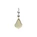 Decor N' Beyond Crystal Leaf Pendalogue Finial Ornament Crystal in Brown | 4 H x 2 W x 1.25 D in | Wayfair GB51-009 L.AMB