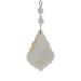 Decor N' Beyond Crystal Leaf Pendalogue Finial Ornament Crystal in Brown | 5.9 H x 3 W x 2 D in | Wayfair GB51-009-89MM CHAMP