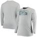 Men's Fanatics Branded Heathered Gray Philadelphia Eagles Big & Tall Practice Long Sleeve T-Shirt