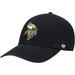 Men's '47 Black Minnesota Vikings Secondary Clean Up Adjustable Hat