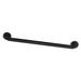 Kingston Brass Meridian Decorative ADA Grab Bar Metal in Black | 2.75 H x 1.25 D in | Wayfair DR514180