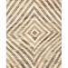 Brown/White 96 x 0.35 in Indoor Area Rug - East Urban Home Contemporary Beige/Brown Area Rug Polyester/Wool | 96 W x 0.35 D in | Wayfair