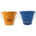 Gracie Oaks Fun Metal Bucket Set Metal in Orange | 11.5 H x 11.5 W x 11.5 D in | Wayfair 087FAFE82E2047958924ED6EE9141D2B