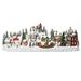 Roman, Inc. 11"H Musical Led Mantlepiece Village w/ Rotation Amusement Resin | 11.25 H x 33 W x 8.25 D in | Wayfair 130218