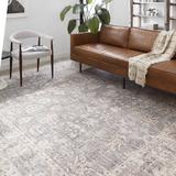 Yellow 108 x 0.13 in Area Rug - Bungalow Rose Gelo Oriental Gray/Peach Area Rug Polyester | 108 W x 0.13 D in | Wayfair