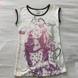 Disney Costumes | Hannah Montana Vintage Disney Sleeveless Shirt | Color: Pink/White | Size: M