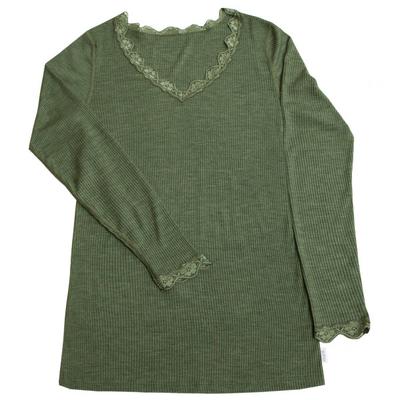 Joha - Women's Blouse I L/S 70/30 - Merinounterwäsche Gr L oliv Image