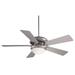 Minka Aire Supra 52 Inch Ceiling Fan with Light Kit - F569L-BS