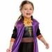 Disney Costumes | Disney Frozen Ii Medium 7-8 Anna Snow Queen Dress | Color: Black/Purple | Size: Medium 7-8