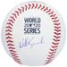 Will Smith Los Angeles Dodgers 2020 MLB World Series Champions Autographed Logo Baseball